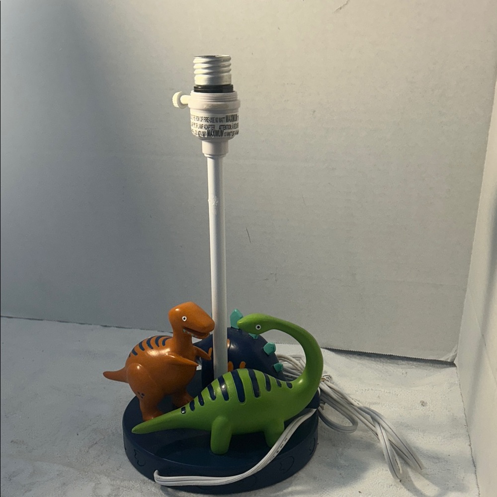 Circo Dinosaur Lamp with Green, Orange, and Blue Accents